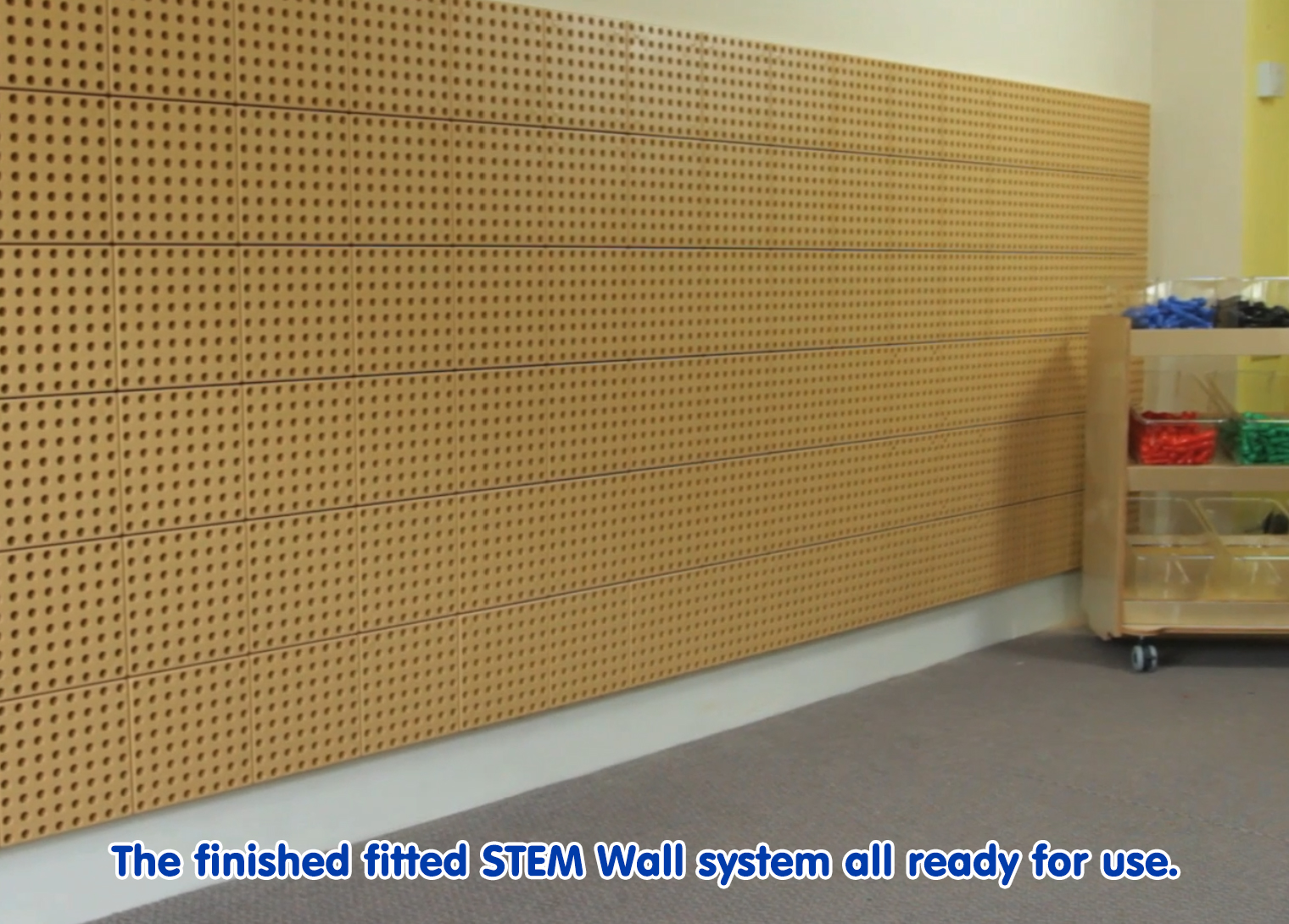 Fitting an Indoor STEM Wall WITH Back Panels
